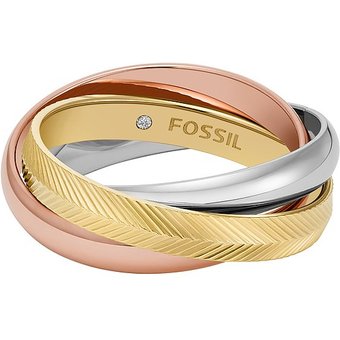 Fossil Damenring HARLOW JF04807998 Edelstahl