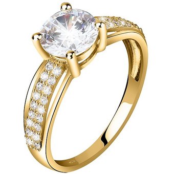 Valeria Damenring 89208472 375er Gelbgold