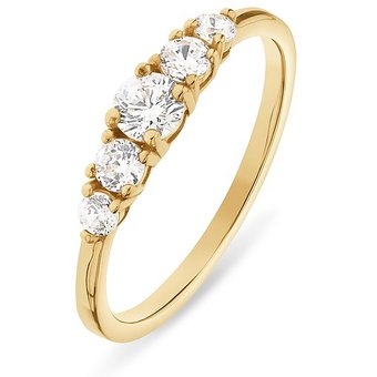 Valeria Damenring 89208269 375er Gelbgold