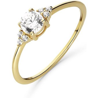 Valeria Damenring 89208608 375er Gelbgold