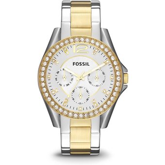 Fossil Damenuhr Riley ES3204 Edelstahl