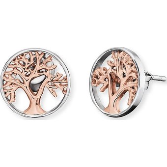 Engelsrufer Ohrstecker ERE-LILTREE-BICOR 925er Silber rhodiniert