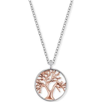 Engelsrufer Kette ERN-LILTREE-BICOR 925er Silber platiniert