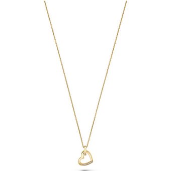 JETTE Kette TWISTED HEART 87690318 925er Silber