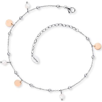 Engelsrufer Fußkette ERFS-LILJOY-PE-BI Edelstahl, Perle