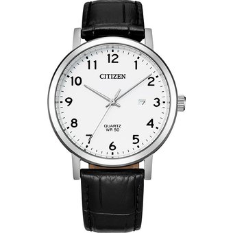 Citizen Herrenuhr Leder Sport Quartz BI5070-06A Edelstahl