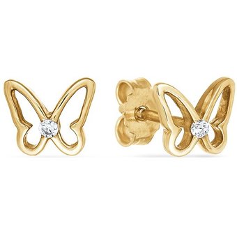 FAVS Little Friends Ohrstecker 88362772 375er Gelbgold