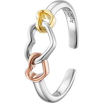 Engelsrufer Damenring ERR-WITHLOVE-03-TRI 925er Silber