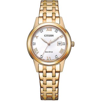 Citizen Damenuhr Elegant Eco Drive FE1243-83A Edelstahl
