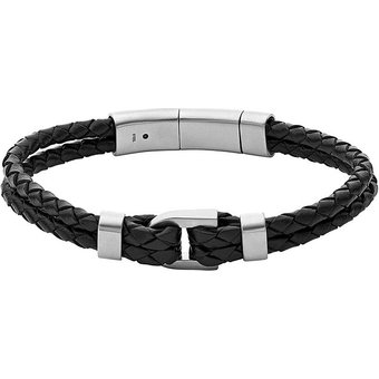 Fossil Armband Vintage Casual JF04202040 Leder, Edelstahl