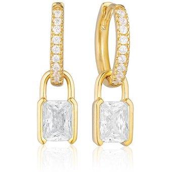 Sif Jakobs Jewellery Creolen SJ-E42252-CZ-YG 925er Silber