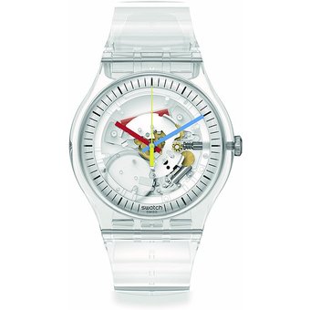 Swatch Unisexuhr SO29K100-S06 Kunststoff