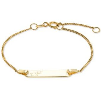 FAVS Little Friends I.D.-Armband 88837991 375er Gelbgold