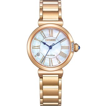 Citizen Damenuhr Elegant EM1063-89D Edelstahl, Edelstahl