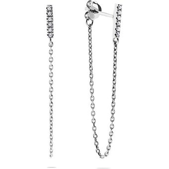ESPRIT Ohrstecker MINIMAL LINES 89041775 925er Silber, Farbstein