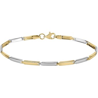 Valeria Armband 89132126 585er Gelbgold, 585er Weißgold