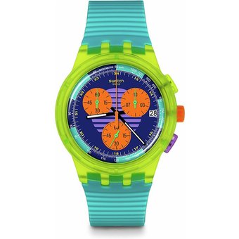Swatch Unisexuhr 2405 SWATCH NEON SUSJ404 Kunststoff