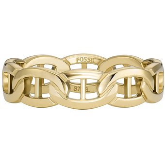 Fossil Damenring HERITAGE JF04782710 Edelstahl