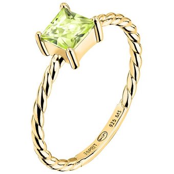 ESPRIT Damenring SQUARE COLORS 89192565 925er Silber, Farbstein