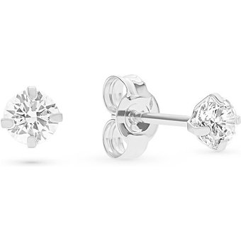 FAVS Ohrstecker 89193358 375er Weißgold