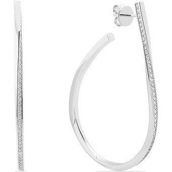 JETTE Ohrhänger TWISTED 89207967 925er Silber, recycelt
