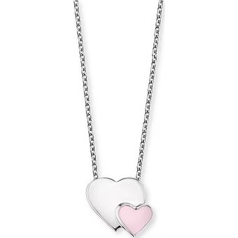 Engelsrufer Kinderkette HENS-13-HEARTS Edelstahl, Emaille