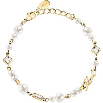 Karl Lagerfeld Armband Pearl KLAYR19 Edelstahl, Perle