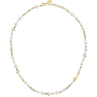 Karl Lagerfeld Kette Pearl KLAYR17 Edelstahl, Perle
