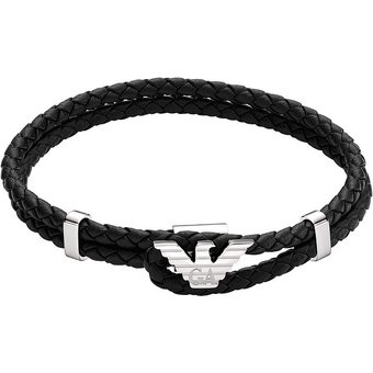 Emporio Armani Armband EGS3237040 Leder, Edelstahl