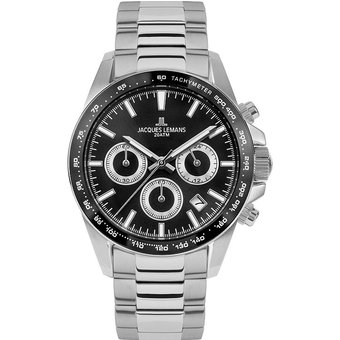 Jacques Lemans Chronograph Liverpool 1-1877E Edelstahl