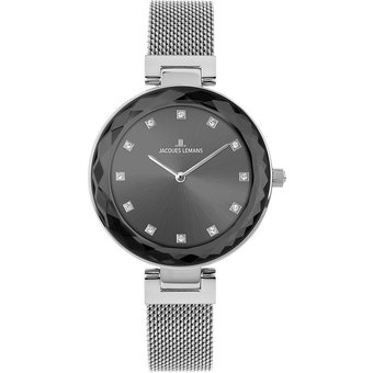Jacques Lemans Damenuhr Milano 1-2139A Edelstahl
