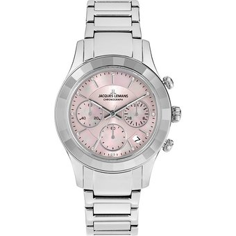 Jacques Lemans Damenuhr Venice 1-2151L Edelstahl