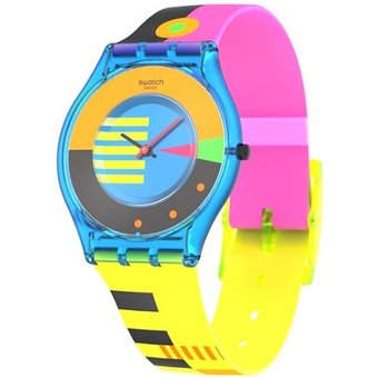 Swatch Unisexuhr 2509 SWATCH NEON SS08S101 Kunststoff