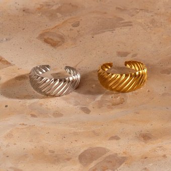 Größenvariabler BOHO LINE Ring ca. Ø 18 - 20mm von Elektropulli