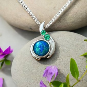 Spirit of Island Silber Halskette | Opal Universe