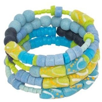 Global Mamas Upcycling - Range Glasperlen Armband - Spirale