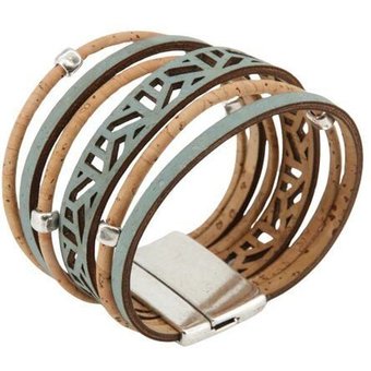 Artipel Veganes Kork-Armband "city break"