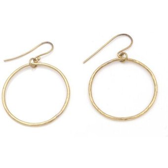 Bawa Hope Messingohrring floating Hoop