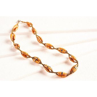 PEARLS OF AFRICA Einzigartige Halskette aus Papierperlen "SENTA"