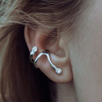 Nella & Sina Earcuff | MARIE | Ohrring ohne Piercing