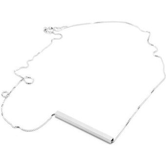 Jonathan Radetz Jewellery Kette Square, Silber 925, Sterlingsilber, Länge 43 - 53 cm, Handmade in Germany
