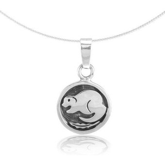 pakilia Silber Kette indianisches Sternzeichen Biber Fair-Trade und handmade