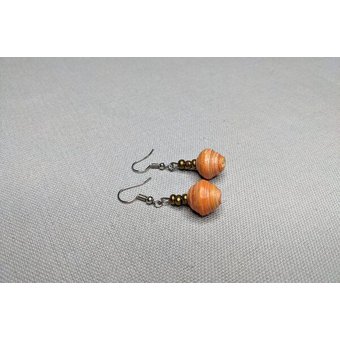 PEARLS OF AFRICA Ohrringe aus Papierperlen "HAPPY BEAD" recycelt