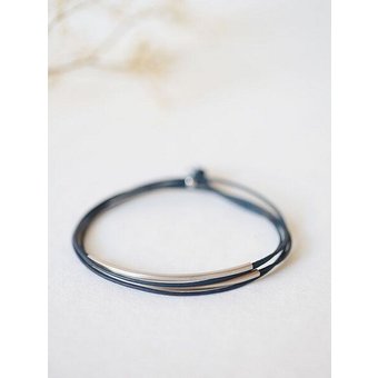 pikfine Tube Armband “Tingval” // silber