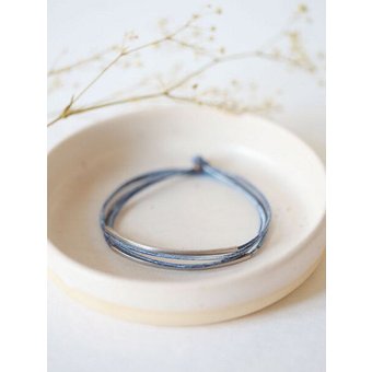 pikfine Tube Armband “Tingval” // silber