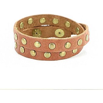 Mitienda Shop Wickelarmband aus Recycling-Leder