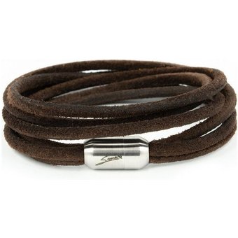 Simaru Echtleder-/Wickelarmband für Damen & Herren mit Magnetverschluss