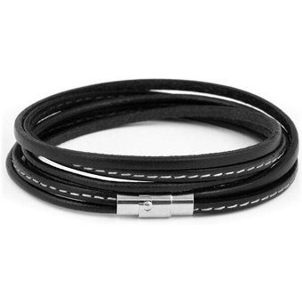 Simaru Echtleder- /Wickelarmband für Damen & Herren mit Magnetverschluss