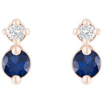 Eppi Minimalistische Ohrringe mit Saphiren und Diamanten Durante
