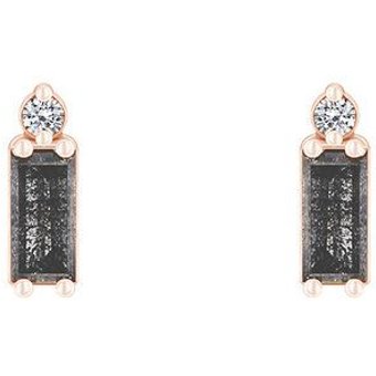 Eppi Ohrringe mit Baguette und Round Diamanten Xene